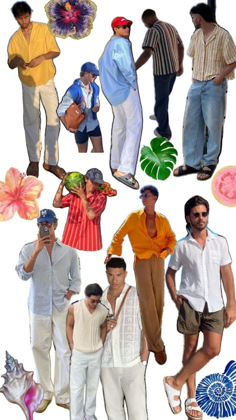 summer fits, greece, italy, vacation, mens fits, mens outfits Outfits Inspiration Men, Mamma Mia Inspired Outfits, Mamma Mia Outfits, Mia Outfits, Mens Summer Outfits, Outfits Men, Inspired Outfits, French Riviera, Mens Summer