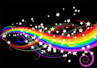 Sence Style, Stars On Black Background, Facebook Cover Photos Inspirational, Stars Designs, 2000s Wallpaper, Scene Aesthetic, March Of Dimes, Rainbow Stars, Frutiger Aero