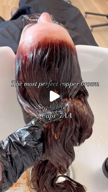 HAIR COLORIST LI,NY| Amber Todaro on Instagram: "These warm copper browns are THE color this fall? Do you agree? 🍁 •

Hair , redhair, auburn hair , copper brown 
#copper #copperhair #redbrownhair" Copper Hair Styling, Cowboy Copper Hair Formula Shades Eq, Rusk Hair Color Formulas, Auburn Shades Eq Formula, Copper Formula Hair, Color Hair For Brown Skin, Teddy Bear Brown Hair Color Formula, Copper Rose Gold Hair Balayage, Cowboy Copper Formula