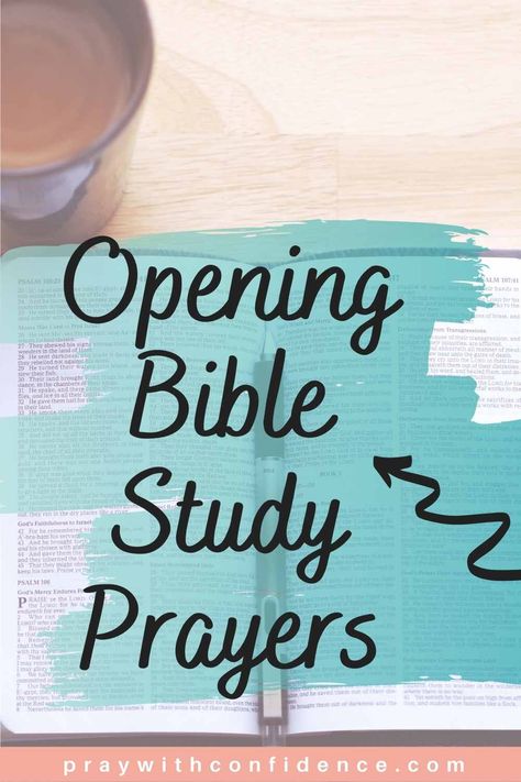 Opening Prayers For Bible Study, Bible Study Prayers, Hosting Bible Study Home, Bible Study Space Ideas, Prayer For Bible Study Opening, Bible Study Lessons For Beginners, Prayers Before Reading The Bible, Prayer Before Bible Study, Opening Prayer For Bible Study