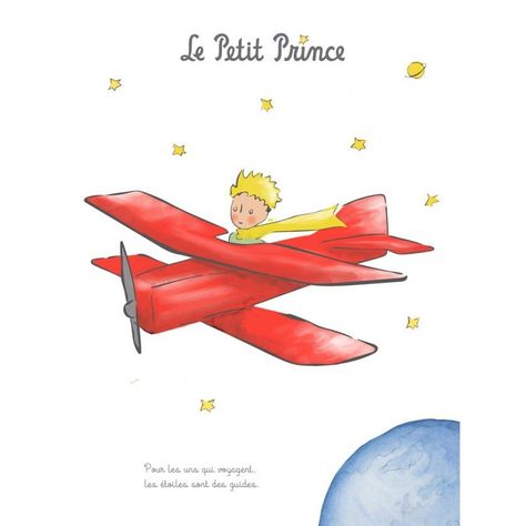 Pour imprimer ou télécharger l'image : attendre que l'image s'éclaircisse + double clic + aller sur l'onglet ouvert et enregistrer ou imprimer Star Themed Classroom, Airplane Cartoon, Plane Illustration, The Little Prince Illustration, Child God, Prince Drawing, Little Prince Tattoo, Little Prince Party, Baby Gift Tags