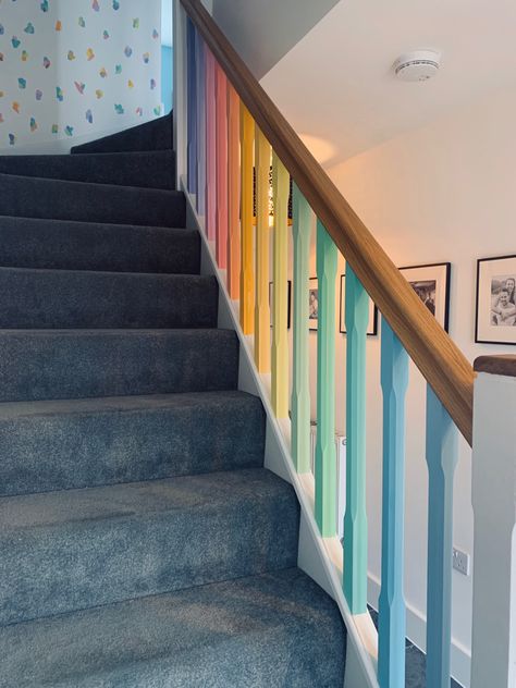 Stairs Art, Rainbow House, Ideas Hogar, Room Deco, Butcher Block Countertops, Chic Kitchen, Barbie Dream House, Cute Room Decor, House Goals