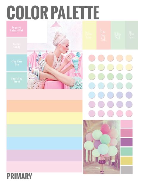 Use bright pastels for a retro 50's look. I am aiming for a "Bubble Gum" look. The secondary colors will be neon hues in small quantities. Bubble Gum Color Palette, Neon Pastel Color Palette, Pastel Moodboard, Cute Pastel Colors, Brand Colour Schemes, Neon Pastel, 80s Pastel, Retro Pastel, Color Design Inspiration