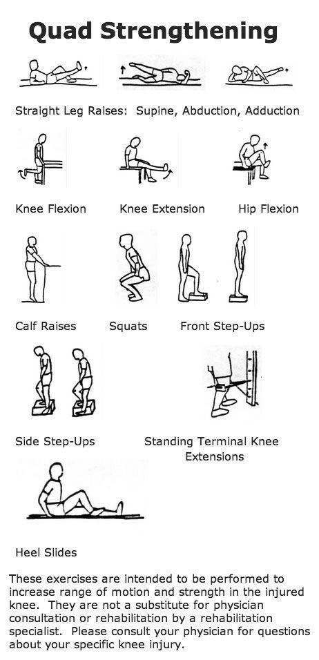 Quadriceps Exercises, Quad Strengthening, Exercises For Knee Pain, Acl Rehab, Knee Replacement Exercises, Acl Recovery, Acl Surgery, Knee Strengthening Exercises, How To Strengthen Knees