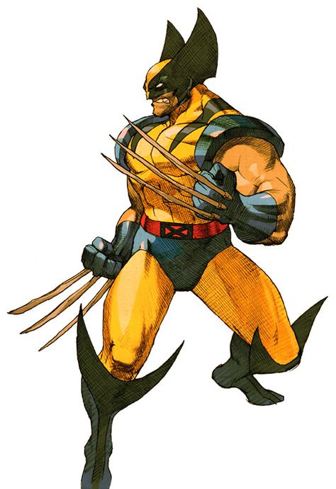 Wolverine Character, Capcom Characters, Wolverine Art, The Wolverine, Capcom Art, Wolverine Marvel, Arte Dc Comics, Marvel Comics Art, Ms Marvel