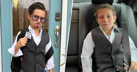 Boy bullied for Tony Stark Halloween costume goes viral Tony Stark Costume, Iron Man Halloween Costume, Kids Nowadays, Ironman Costume, She's The Man, Crafty Moms, Cool Halloween Costumes, Character Costumes, Tony Stark