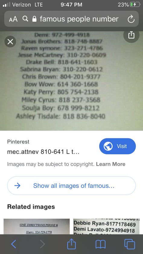 Famous people number I think Boys Numbers To Call, Celebrity Numbers To Call, Random Numbers To Call, Fun Numbers To Call, Numbers To Text, Prank Numbers, Celebrity Phone Numbers, Prank Call Numbers, Funny Phone Numbers