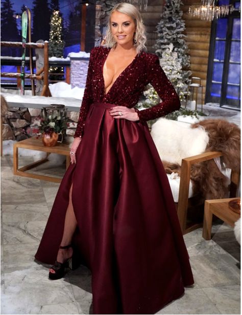 Whitney Rose's Season 1 Reunion Dress | Big Blonde Hair Lia Stublla, Classy Party Outfit, Whitney Rose, Matric Farewell Dresses, Reunion Dress, Farewell Dresses, Housewives Of Salt Lake City, Big Blonde Hair, Sparkle Dress