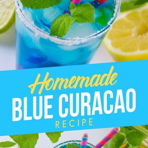 Blue Curacao Recipe, Blue Curacao Drinks, Orange Vodka, Blue Drinks, Classic Margarita, Blue Food Coloring, Beach Meals, Margarita Cocktail, Peach Schnapps