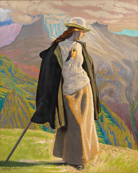 A Mountain Climber, 1912 | SMK – National Gallery of Denmark in Copenhagen (Statens Museum for Kunst) Charles Angrand, Art Mini Toile, Max Beckmann, John William Godward, Albert Bierstadt, Digital Museum, Mountain Climbers, Rene Magritte, Pierre Auguste Renoir