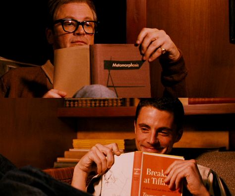 Colin Firth and Matthew Goode read. Single Man Quotes, A Single Man Movie, Single Quotes For Men, Queer Cinema, A Single Man, Man Quotes, Quotes Movie, People Reading, Matthew Goode