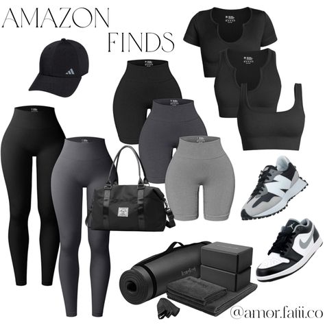 Tap to shop this look! Click on “Gym Collection” in my Amazon Storefront to shop products related to this collage. Posting yet another gym collage because I was personally needing some motivation to get to the gym 🙃 I’ve been inspired ! Hope you are too! Happy Thursday & Don’t forget to put in that work today 💪🏽✨ #gym #gymwear #ootd #shopthelook #personalstylist #fashionstylist #gymoutfit #summerbod #fashioncollage Gym Looks Outfits, Gym Collage, Gym Girl Outfits, Amazon Needs, Amazon Sets, Casual Gym Outfit, Home Gym On A Budget, Amazon Clothing Finds, Home Gym Essentials