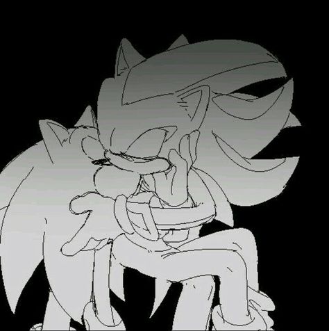 Sonadow Kiss, Sonic X Shadow Fanart, Shadow Fanart, Shadow X Sonic, Sonic X Shadow, Shadow Sonic, Rouge The Bat, Sonic Shadow, Sonic Funny