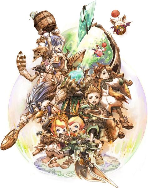 Final Fantasy Crystal Chronicles Final Fantasy Crystal Chronicles, Final Fantasy Crystal, Crystal Chronicles, Mobius Final Fantasy, Fantasy Crystal, Final Fantasy Xi, Final Fantasy Ix, New Year Illustration, Final Fantasy Artwork