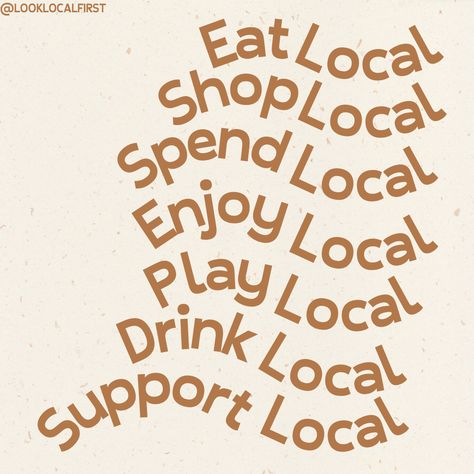 Shop Local Aesthetic, Small Business Quotes, Business Marketing Plan, Small Business Social Media, Support Local Business, Buy Local, Eat Local, Social Media Business, Fashion Quotes