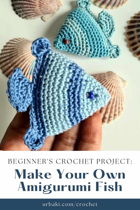 Are you ready to dive into the world of amigurumi and create something truly special? Today, we’re excited to share a delightful project on how to crochet a fish. This amigurumi fish is perfect for beginners and is crafted using simple single crochet stitches.rnrnIt’s not only a fun project but also makes an adorable decoration for your home. With the help of a comprehensive video tutorial by Crochetwithsumi, you’ll be able to create this charming fish in no time.rnrnWhy Crochet an Amigurumi... Amigurumi Fish Pattern, Fish Crochet Pattern Free, Crochet Ocean Animals, Amigurumi Fish, Craft Themes, Crochet Fish Patterns, Fish Crochet, Crochet Sea Creatures, Marine Creatures