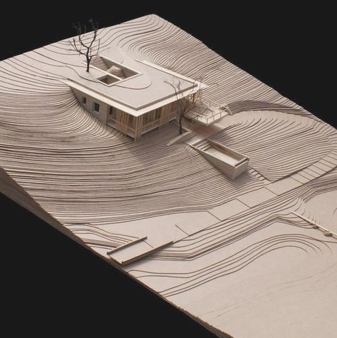 13 Luxury Balsa Wood Model House Plans  Stock Topography Model, Maquette Architecture, Balsa Wood Models, Interaktives Design, Model Architecture, مركز ثقافي, Concept Models Architecture, Architecture Models, Architectural Model