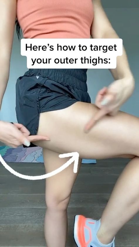 gymtears on Instagram: Follow 👉 @olganoskov for the best nutrition, fitness and mindset tips! Want to know exactly what and how much YOU should eat? Follow 👉… Outter Thigh Workout, Back Of Thigh Workout, Upper Thigh Workout, Tone Workout, Outer Thigh Workout, Thigh Fat Workout, Outer Thigh, Lose Thigh Fat, Mindset Tips