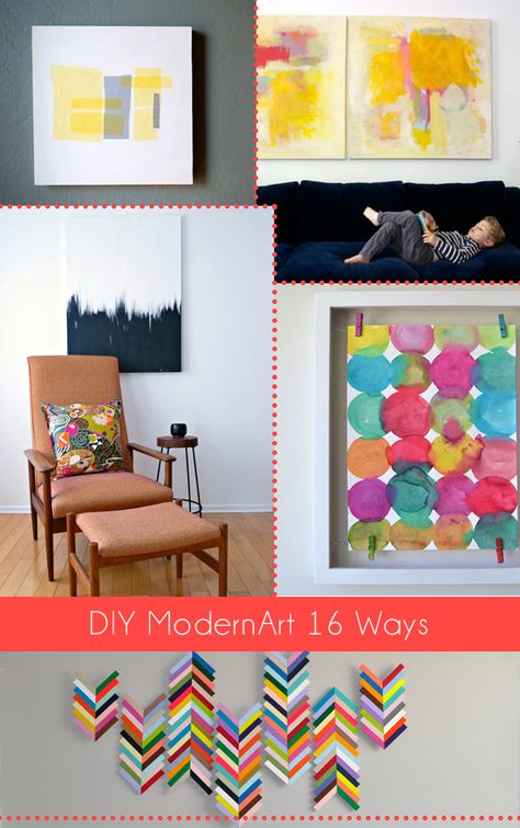 DIY Modern Art 18 Ways - Dream a Little Bigger Modern Art Tutorial, Modern Art Ideas, Nana Crafts, Diy Art Ideas, Watercolor Dots, Velvet Painting, Definition Art, Iphone Video, Diy And Crafts Sewing