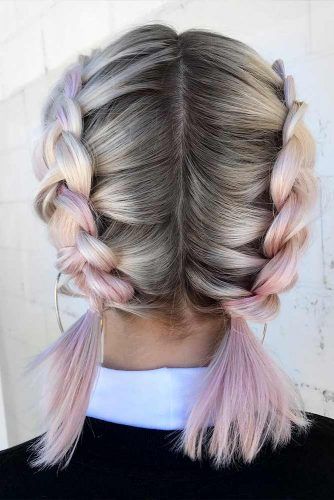 Easy Summer Hairstyles To Do Yourself ★ See more: http://glaminati.com/easy-summer-hairstyles/ French Braid Short Hair, French Braid Hairstyles, Short Braids, Peinados Fáciles Para Cabello Corto, Easy Summer Hairstyles, Penteado Cabelo Curto, Easy Braids, Trending Hairstyles, Short Hair Styles Easy