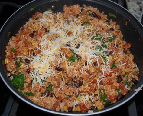 Chorizo Burrito Bowl, Chorizo Burrito, Chorizo Rice, Sausage Rice, Burrito Bowls, Chorizo Sausage, Pleasant Grove, Burrito Bowl, Mexican Recipes