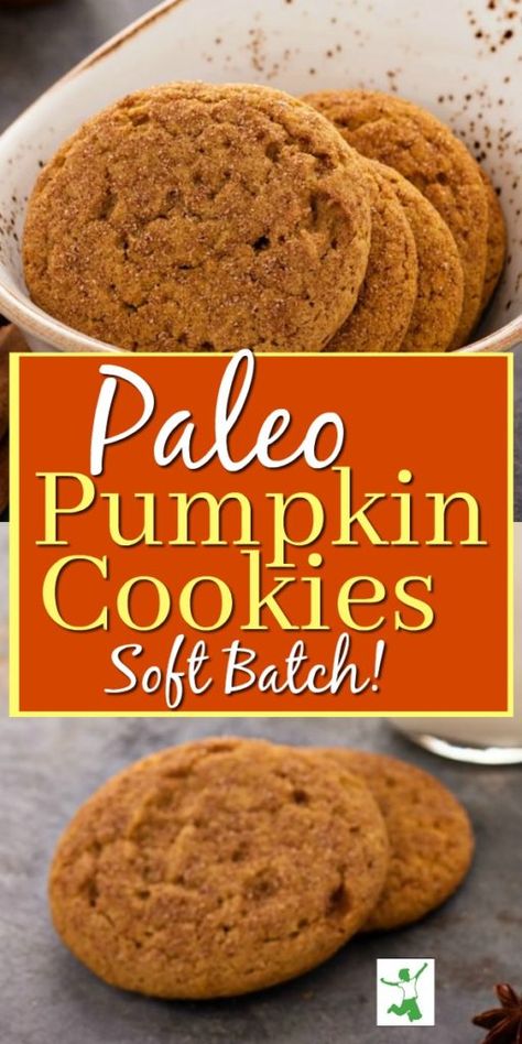 Paleo Pumpkin Cookies (Soft Batch Style) - Healthy Home Economist Paleo Pumpkin Cookies, Soft Batch, Dessert Pumpkin, Recipe For Fall, Healthier Sweets, Cookies Soft, Paleo Cookies, Homemade Pumpkin Puree, Paleo Pumpkin