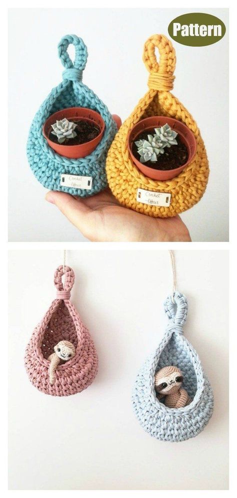 Crochet easter basket pattern