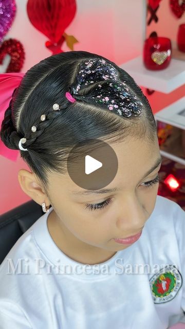 Heart Part Hairstyle, Heart Hairstyle, Slime For Kids, Heart Hair, Sweet 16, Slime, Hair Ideas, Cute Outfits, Collage