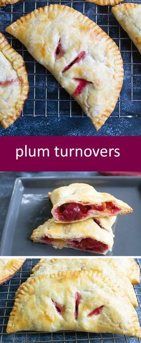 Homemade Flaky Plum Turnovers with From Scratch Filling with simple ingredients that anyone can make. An easy from-scratch turnover recipe!… Plum Filling Recipe, Wild Plum Recipes Food, Recipes With Plums Desserts, Recipes Using Canned Plums, Plum Hand Pies, Things To Make With Plums, Plum Desserts Easy, Canned Plums Recipes, Desserts With Plums