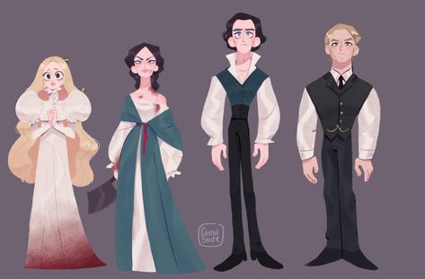 Crimson Peak Fanart, Crimson Peak, Illustration Character Design, 그림 그리기, Character Concept, Look Cool, Art Sketches, Art Style, Fashion Art