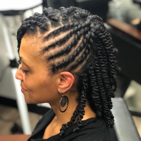 Quick and easy. Two strand twist with a few flat twist on the side. #dmvhair #dmvstylist #naturalhaircare #naturalhair #naturalgirls… | Instagram Medium Two Strand Twists, Flat Twists, Two Strand Twists, Natural Hair Stylists, Two Strand Twist, Flat Twist, Natural Haircare, Black Hairstyles, Nature Girl