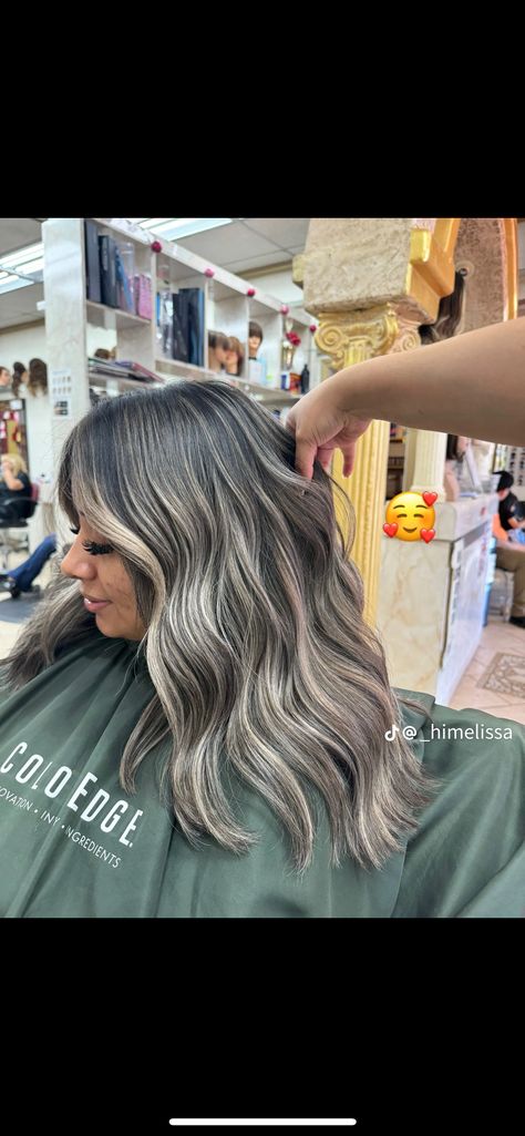 Dark Hair Ash Highlights, Ashy Blonde Highlights On Dark Hair, Ashy Brown Hair Balayage, Blonde Underneath Hair, Short Hair Cuts For Teens, Medium Brunette Hair, Ash Blonde Hair Balayage, Baylage Hair, Blonde Highlights On Dark Hair