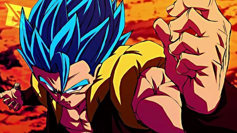 Gogeta Pc Wallpaper, Gogeta Vs Vegito, Gogeta Ssj Blue, Gogeta Blue, Goku Art, Goku Y Vegeta, Dragon Ball Wallpaper Iphone, Super Saiyan Blue, Eren X Mikasa