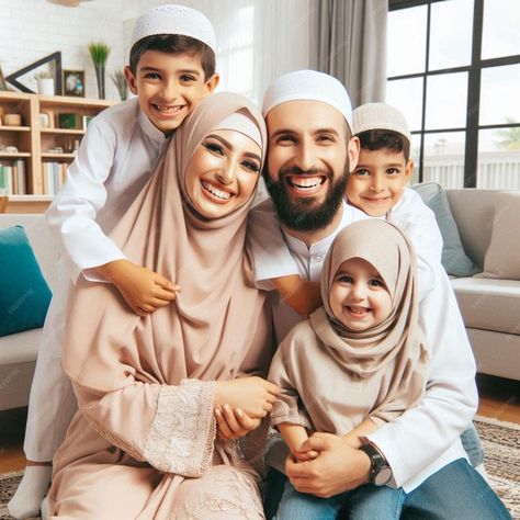 Premium Photo | Muslim family picture Family Islamic, Family Islam, Photo Muslim, Islamic Family, Boys Pic Stylish Dp, Boys Pic, Stylish Dp, Muslim Family, Family Of 4