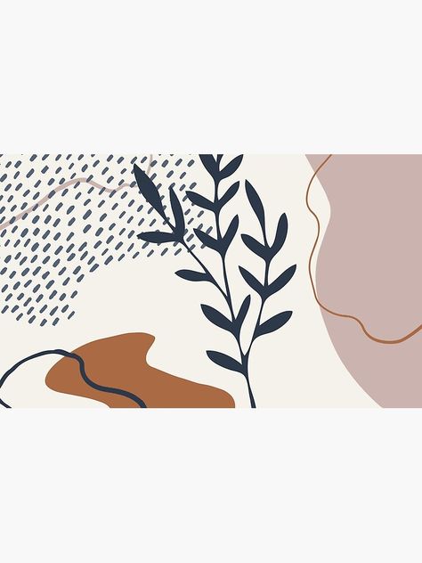 Neutral Art Prints, Color Me Mine Ideas, Abstract Pottery, Minimalistic Home Decor, Mug Painting, Minimalistic Home, Color Me Mine, Botanical Plants, Coffee Plant