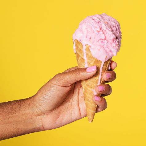 Hand holding a melting ice cream design resource | premium image by rawpixel.com / McKinsey Hand Holding Ice Cream, Ice Cream Mockup, Holding Ice Cream, Cone Ice Cream, Melting Ice Cream, Ice Cream Scooper, Ice Cream Design, Hand Lines, Ice Cream At Home