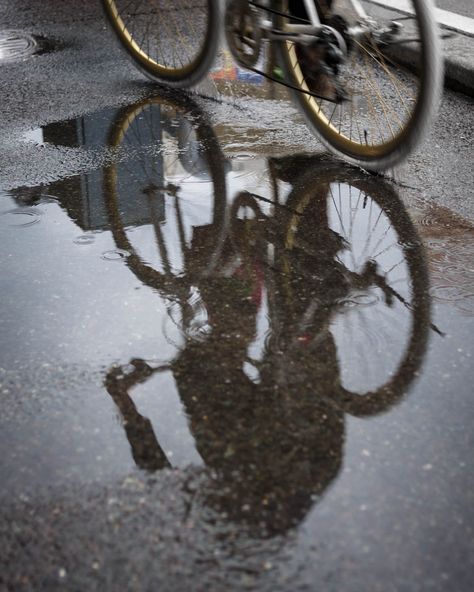 Rainy Bike Ride Aesthetic, Guy In Rain Aesthetic, Biking In The Rain Aesthetic, Jeremy Core, Riding Bike Aesthetic, Bike Ride Aesthetic, Biking In The Rain, Biking Aesthetic, Thunder Clouds