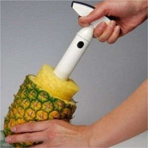 pineapple-slicer... PINEAPPLE SLICER/CORER FOR $6.77 Pineapple Screwdriver, Pineapple Slicer, 7 Layer Salad, Top Kitchen Gadgets, Pineapple Corer, Layered Salad Recipes, Pineapple Lovers, Pineapple Rings, Must Have Kitchen Gadgets