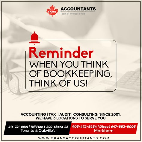 When it comes to bookkeeping, think of us! Our expert team is here to simplify your financial management. Contact us now for reliable and hassle-free bookkeeping services. Let's keep your books in top shape! . . . #skansaccountants #professionalaccountants #taxservices #financialservices #canada Accounting And Bookkeeping Services, Book Keeping, Bookkeeping Services, Tax Services, Room Door Design, Accounting Services, Room Door, American Sign Language, Financial Management