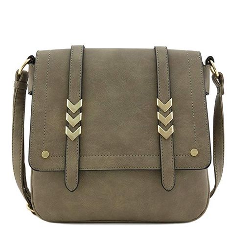 Double Compartment Large Flapover Crossbody Bag, Stone Color. As an Amazon Associate I earn from qualifying purchases. Perfect for Travel. Check for more Colors. Types Of Purses, Best Travel Bags, Cute Crossbody Bags, Everyday Purse, Travel Bags For Women, Mini Handbags, Crossbody Messenger Bag, One Bag, Womens Crossbody Bag