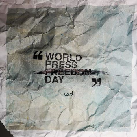 advertising grunge paper for World Press Freedom day, iod Edizioni World Press Freedom Day, Freedom Poster, Press Freedom, World Press, Creative Poster Design, Creative Posters, Poster Design, ? Logo, Movie Posters