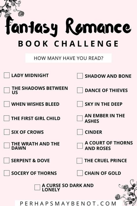 Romance Book Challenge, Best Fantasy Romance Books, To Be Read List, Fantasy Romance Book, Fantasy Romance Novels, Books To Read Before You Die, Book Reading Journal, Fantasy Romance Books, Read List