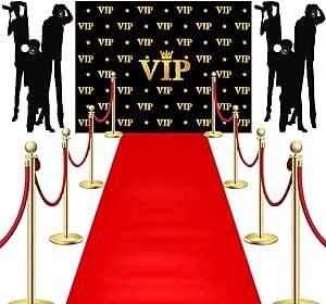 Red Carpet Party Decorations, Movie Banner, Red Carpet Background, Red Carpet Backdrop, Backdrop For Birthday Party, Hollywood Party Theme, Red Carpet Party, Movie Themed Party, Carpet Tape