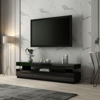 Cheap Furniture Online | Bedroom Furniture, Dining Chairs for Sale T.v Table Design, Tv Wall Mount Ideas, Tv Wall Decoration, Black Tv Unit, Black Tv Cabinet, Television Cabinet, Tv Unit Furniture Design, Tv Unit Decor, Stand Tv