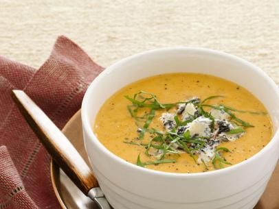 Tomato Gorgonzola Soup Birthday Dinner Recipes, Holiday Appetizers Recipes, Gorgonzola Cheese, Healthy Weeknight Dinners, Weeknight Dinner Recipes Easy, Food Network Magazine, Weeknight Dinner Recipe, Main Course Recipes, Holiday Appetizers