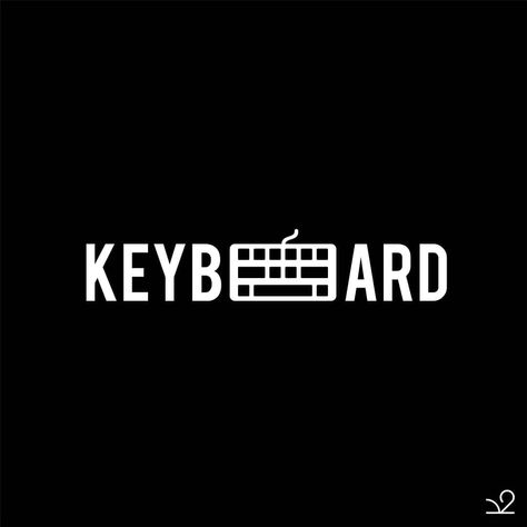 #verbicon keyboard by Kiki Kuntell (Wong Palembang - Indonesia) Typography Logo Inspiration, Keyboard Keys, Logo Ideas, Typography Logo, Logo Designs, Logo Inspiration, Graphic Design Inspiration, Chihuahua, Keyboard