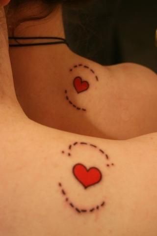 Creative Couple Tattoos, Bite Tattoo, Couple Tattoo Heart, The Truth About Love, Matching Couple Tattoos, Love Bites, Matching Couple, Tattoos For Kids, Tattoo Blog