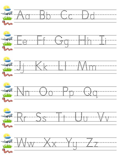 Sky Line Plane Line Grass Line Worm Line, Sky Writing Kindergarten, Grass Letters Alphabet, Sky Grass Dirt Handwriting, 4 Lines For Writing English, See The Picture And Write First Letter, Handwriting For Kindergarten, Sky Grass Root Letters Worksheet, How To Write Letters