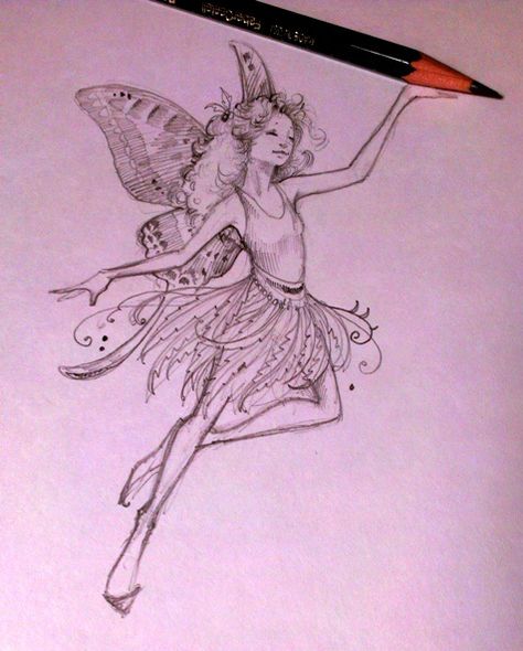 FB Fairy sketch Fairy Flying Drawing, Flying Fairy Drawing, Fairy Sketch Pencil, Fae Drawings, Grandpa Illustration, Draw Fairy, Fairy Flying, Fairy Sketch, Flying Fairy