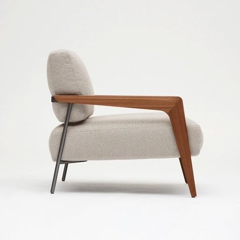 MUBLO on Instagram: "The Henri armchair is characterised by its solid walnut structure and steel frame. This unique piece can perfectly stand on its own but can also be combined with a sofa or in pairs. Either way, this is the chair that will soothe you after a long day. #mublo #madewithcare #europeanfurniture #home #interiodesign #lifestyle #inspo" How To Make Sofa, Organic Bedroom, Archi Design, Inspiring Interiors, Soft Sofa, European Furniture, Contemporary Sofa, Solid Walnut, Turin